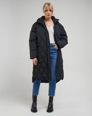 Prešívaná bunda Lee Long Puffer "Unionall Blk" Čierna | 112341597:XS, 0