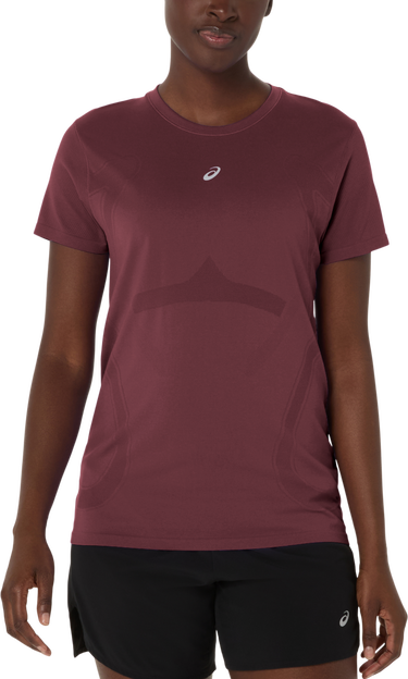 Tričko Asics Asics Road Seamless Short Sleeve Running T-Shirt Vínová | 2012d292-600, 0