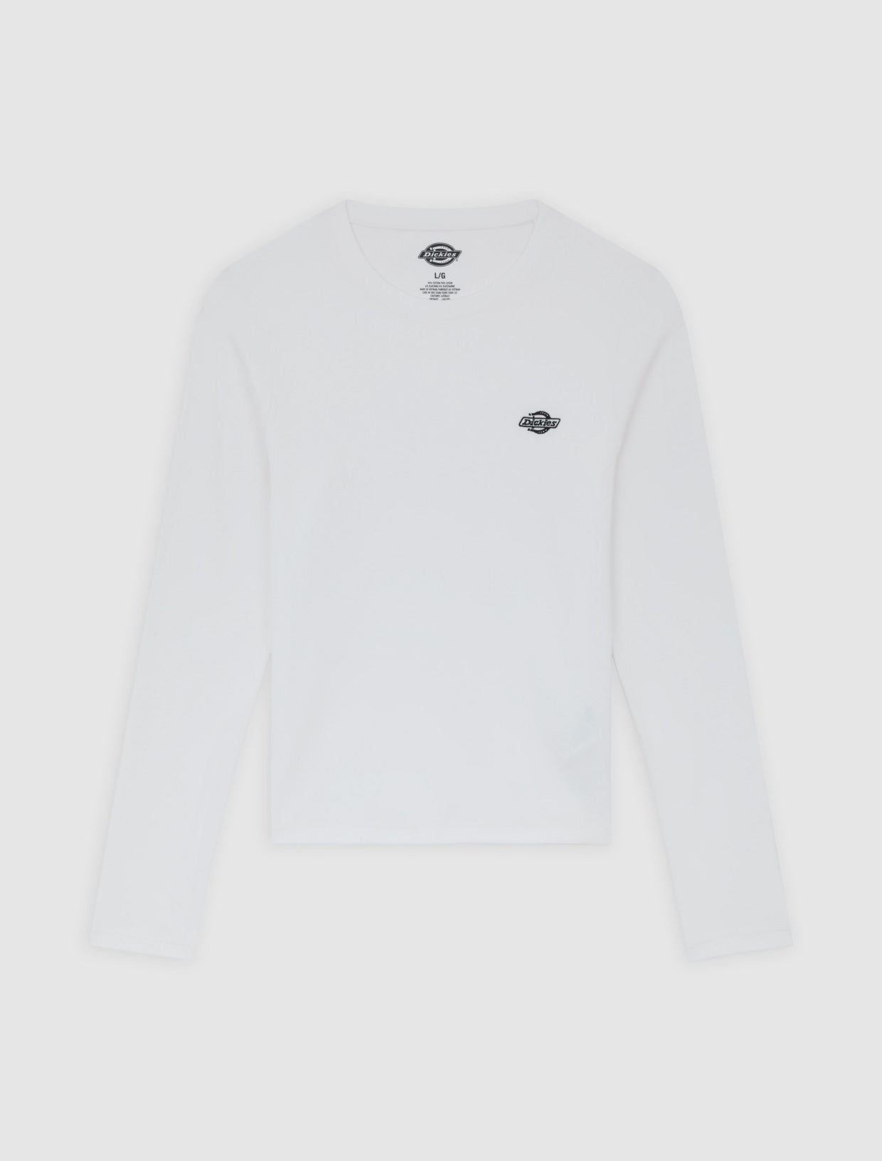 Tričko Dickies Mid-weight Long-sleeve Gladeville T-shirt Biela | DK:0A87QA:0WH:L::1:, 0