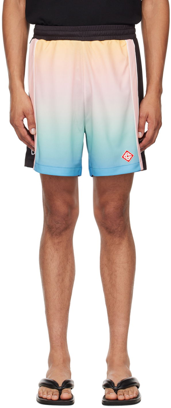 Pastel Gradient Athletic Shorts