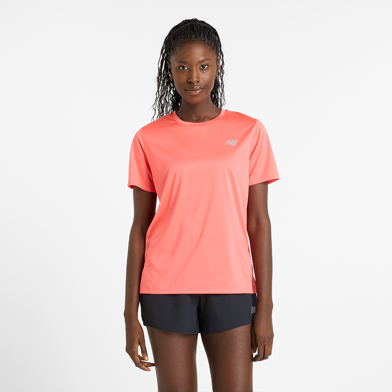 Tričko New Balance Women's Short Sleeve Running T-Shirt Ružová | NBWT41222DTR, 0