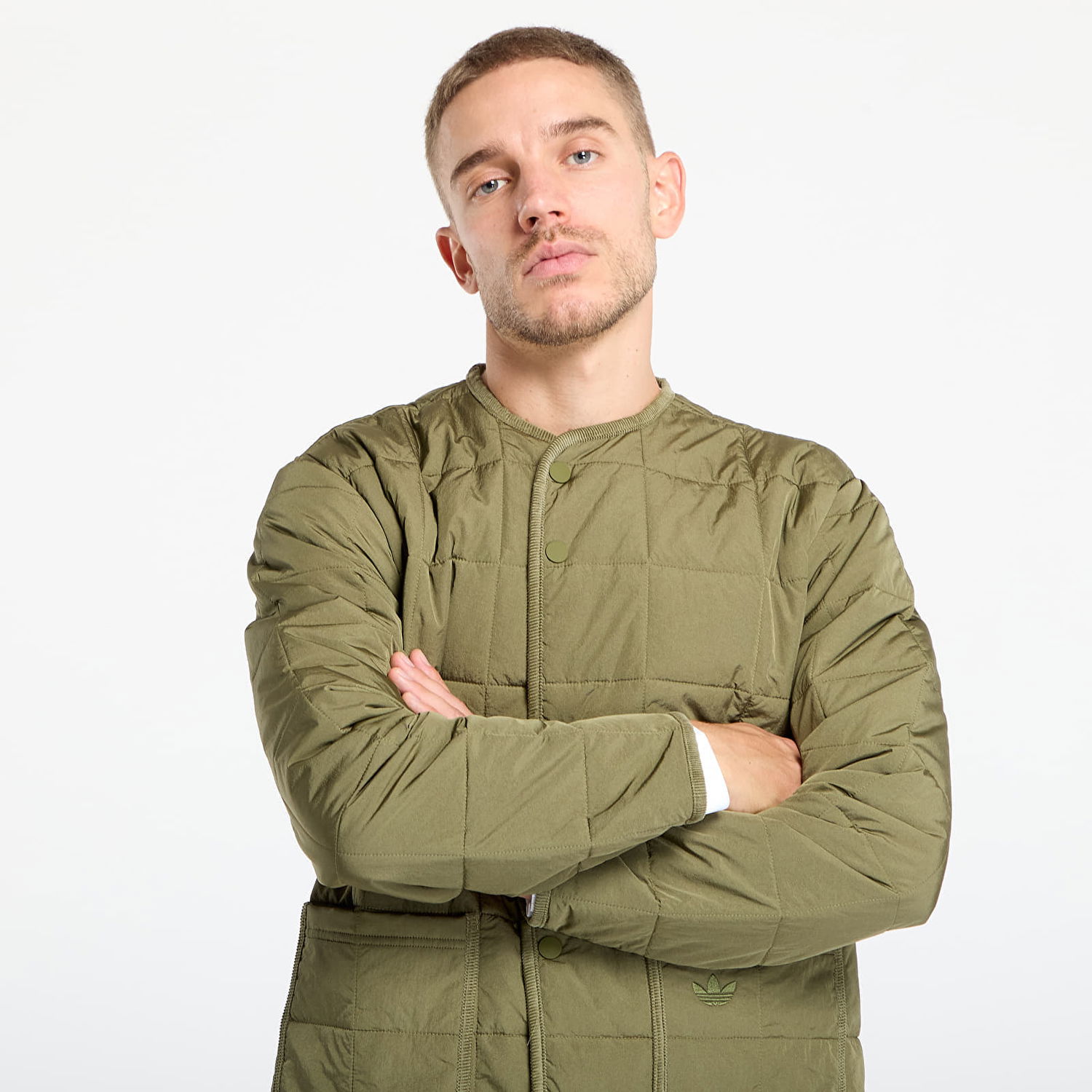Bunda adidas Originals adidas Originals Quilted Jacket Zelené | JW5818, 1