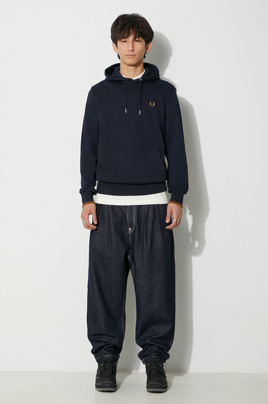 Mikina Fred Perry Hoodie Modrá | M2643.R63, 1