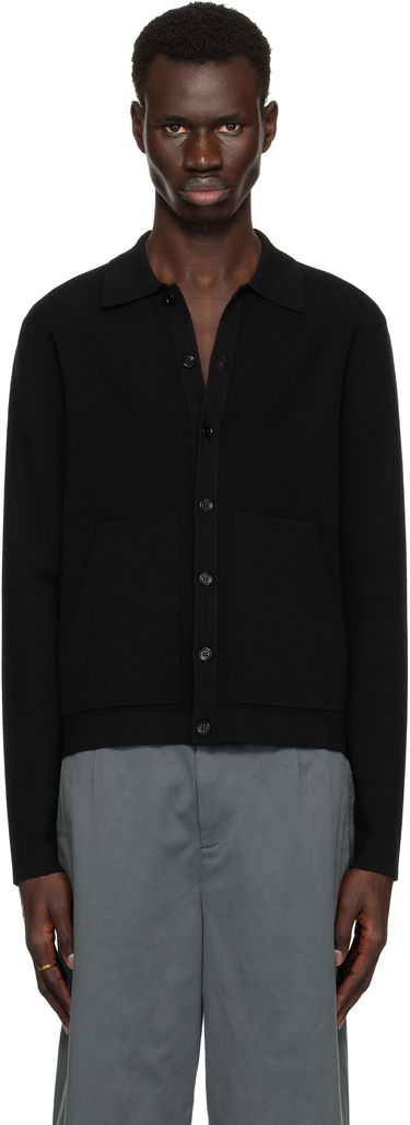 Sveter Dries Van Noten Dries Van Noten Spread Collar Knit Cardigan Čierna | 251-021228-1701, 0