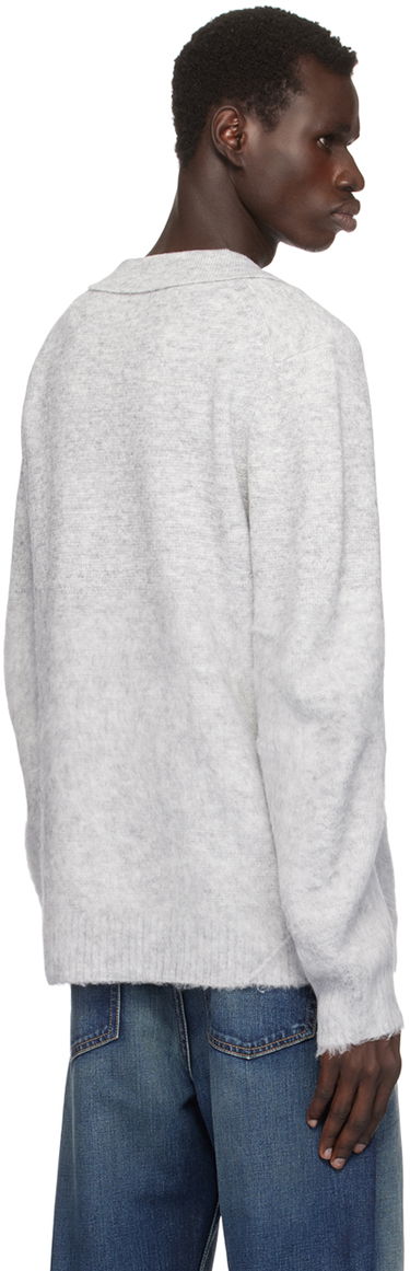Sveter Helmut Lang Helmut Lang Brushed Polo Šedá | O06HM796, 2