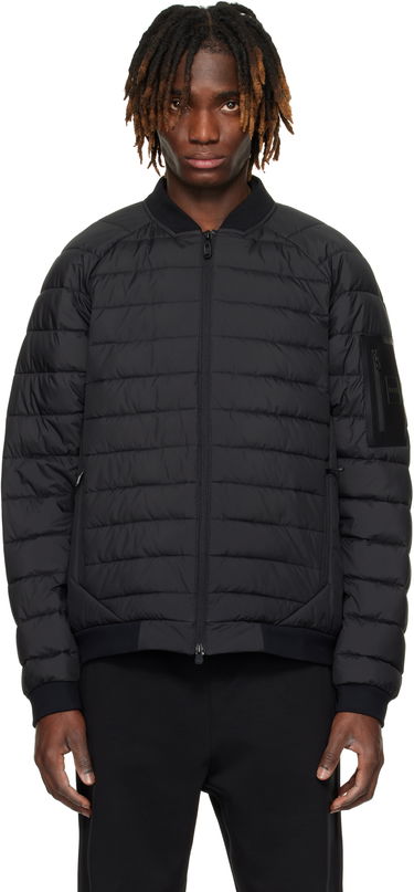 Bomber bunda BOSS BOSS Water-Repellent Quilted Bomber Jacket Čierna | 50529693, 0