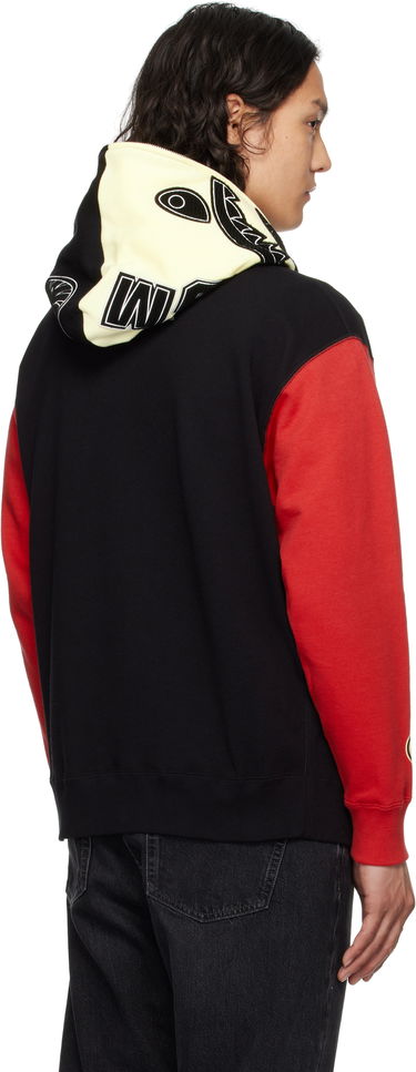 Mikina BAPE Shark Full Zip Hoodie Červená | 001ZPK701305M, 2