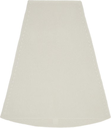 Sukňa Rick Owens Rick Owens Concordians Ribbed Knit A-line Skirt Biela | RR02E1491 KWVH, 0