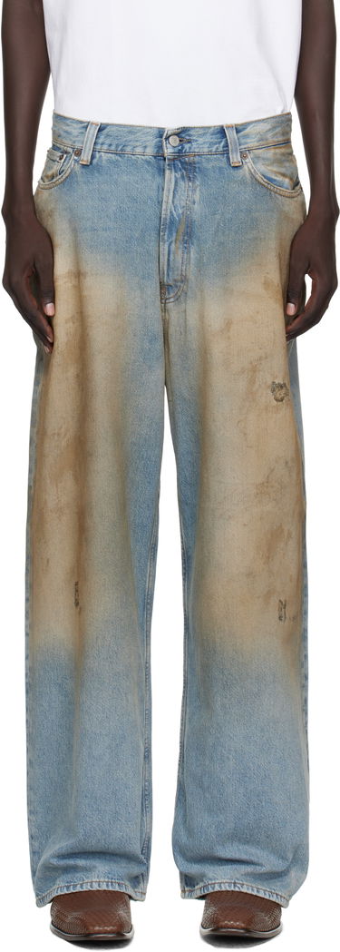 Džínsy Acne Studios 2023 Loose Fit Mud Effect Jeans Rôznofarebný | C00088-, 0