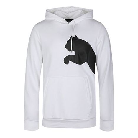 Mikina Puma PUMA Knit Casual Hoodie Biela | 580566-02