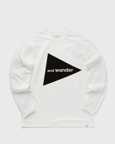 Tričko and wander Logo LS Tee Biela | 5744284170-030, 0