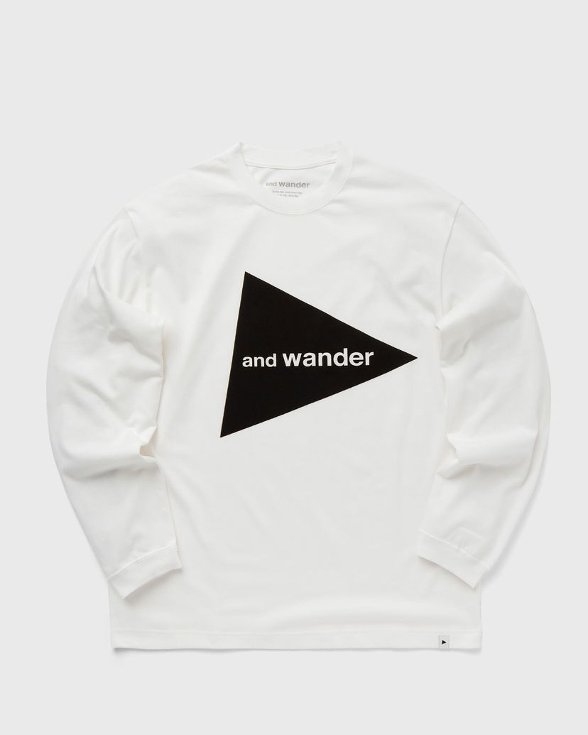 Tričko and wander Logo LS Tee Biela | 5744284170-030