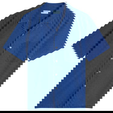 Košeľa Universal Works Universal Works Seersucker Road Shirt, Size Large Modrá | 32562-WSI, 1