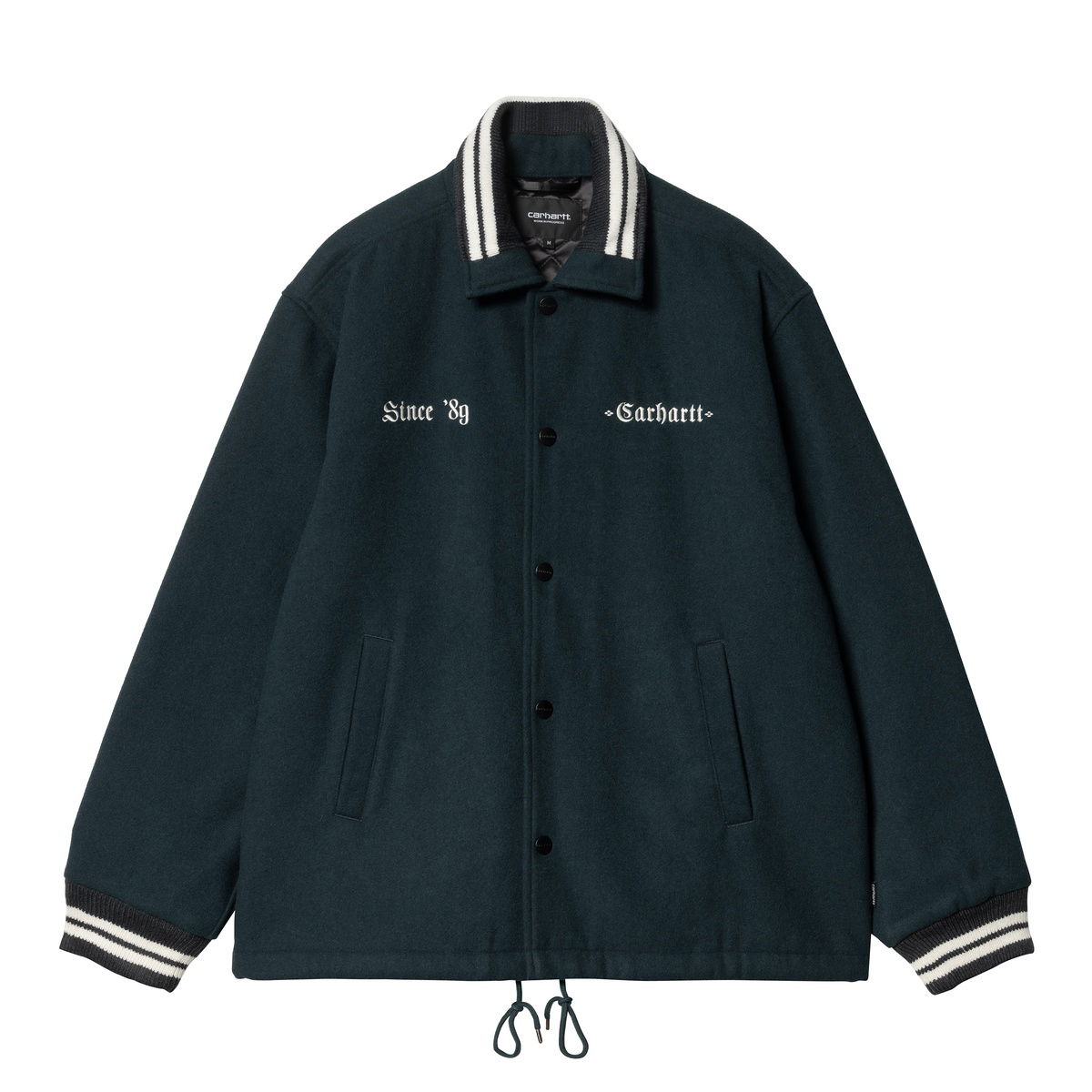 Bomber bunda Carhartt WIP Wool Coach Jacket Zelené | I034386_6, 0