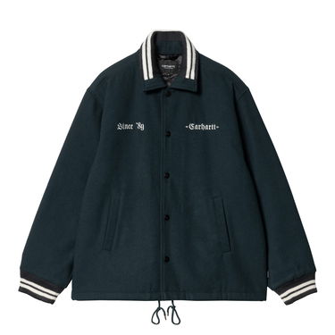 Bomber bunda Carhartt WIP Wool Coach Jacket Zelené | I034386_6, 0
