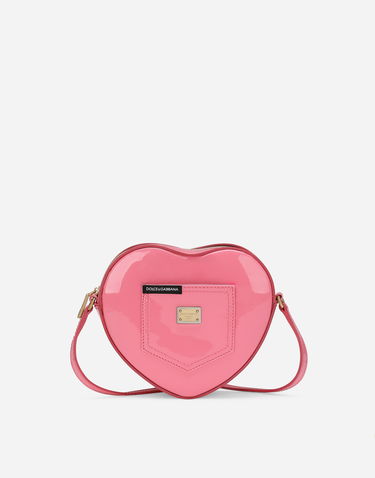 Kabelka Dolce & Gabbana Dolce & Gabbana Dg Girlie Heart Patent Leather Shoulder Bag Ružová | EB0248A147180424, 0