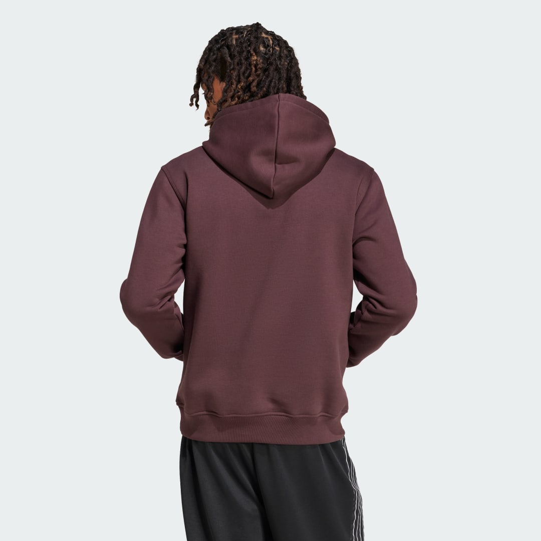 Mikina adidas Performance Trefoil Essentials Vínová | IY4922, 1