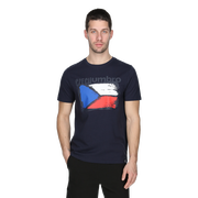 Czech Flag Graphic Print T-Shirt
