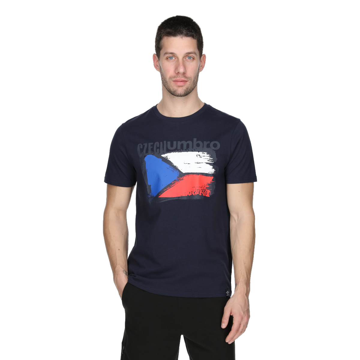 Tričko Umbro Czech Flag Graphic Print T-Shirt Navy | UMA241M866-02, 0
