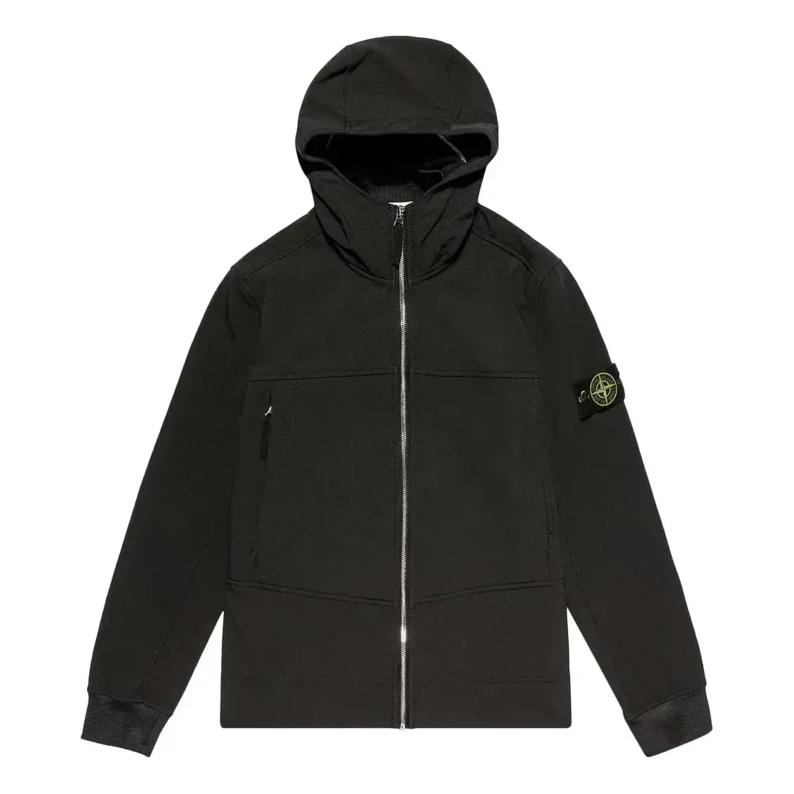 Bunda Stone Island Shell Jacket With Logo Badge Čierna | 7515Q0122-V0029, 0