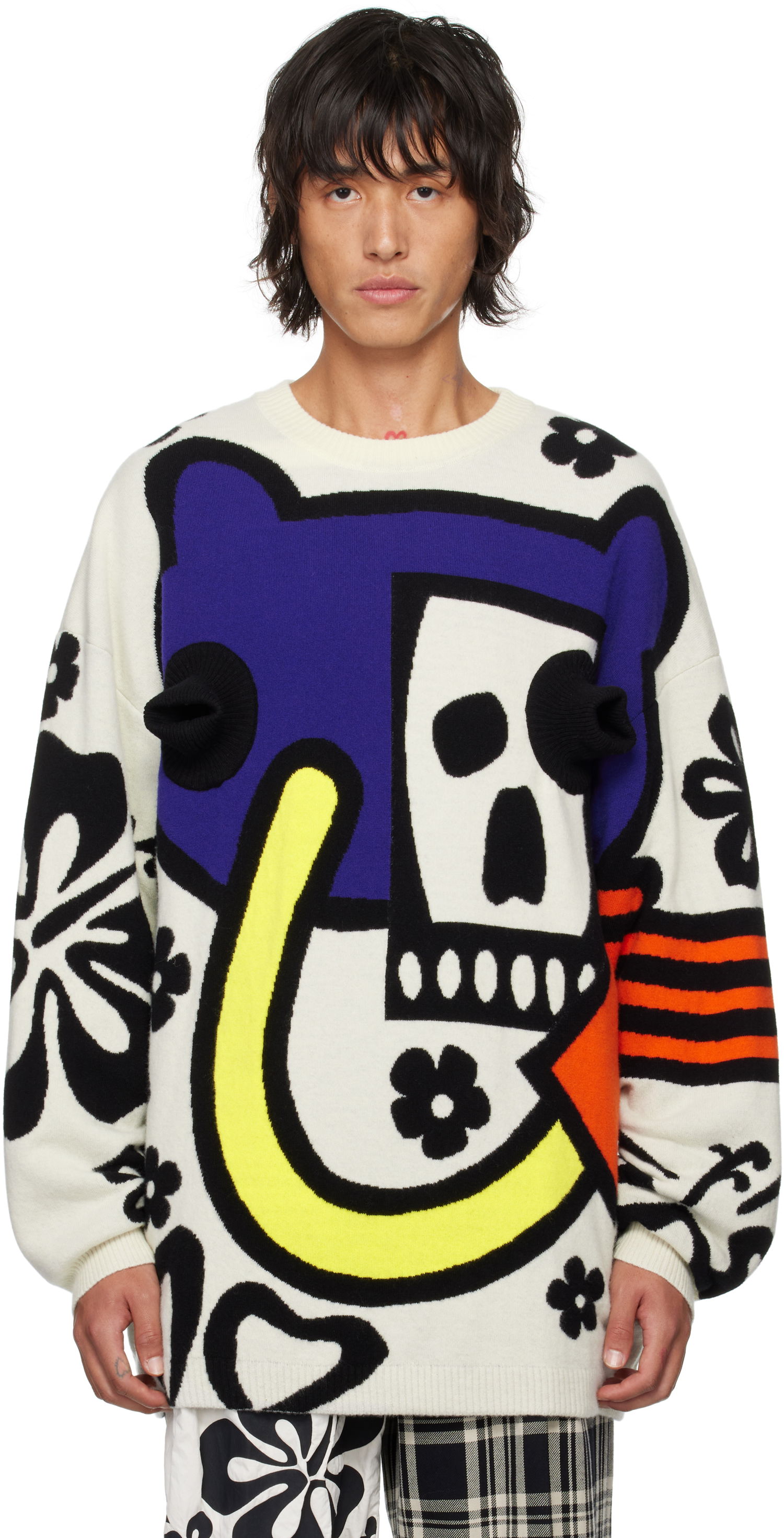 Sveter Walter Van Beirendonck Knit Crewneck Sweater Rôznofarebný | 5001, 0