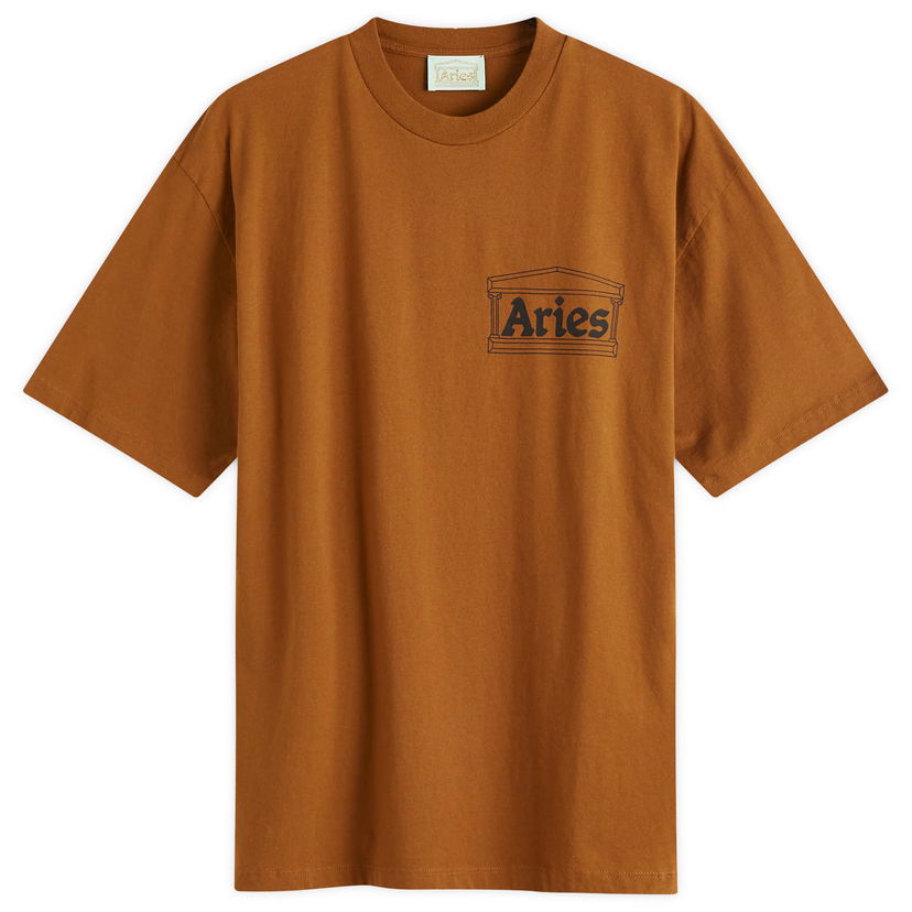 Tričko Aries Temple T-Shirt Large Hnedá | AR60000-BRW