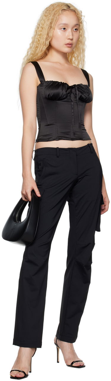 Cargo nohavice Miaou Miaou Raven Cargo Trousers Čierna | 1019-CL-BLK, 3