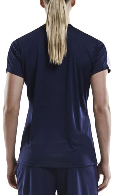 Dres Craft PROGRESS Contrast Short-Sleeve V-Neck Jersey Navy | 1905567-1390, 1