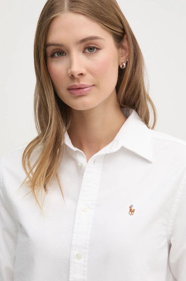 Košeľa Polo by Ralph Lauren Relaxed Fit Oxford Shirt by Polo Ralph Lauren Biela | 211970736, 3