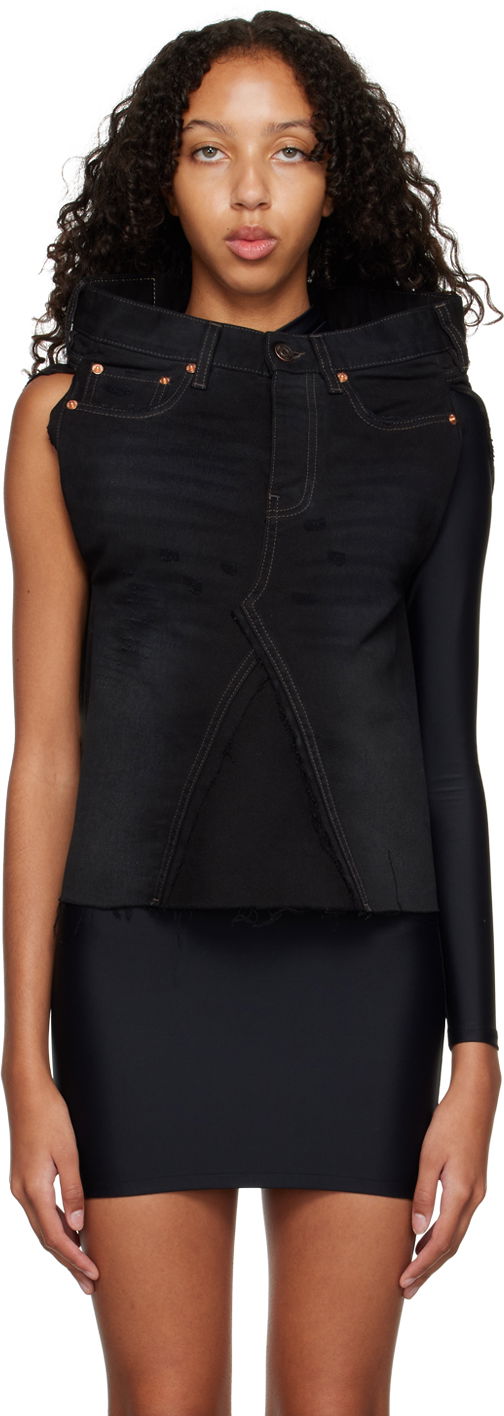 Košeľa Balenciaga Trousers Denim Blouse Čierna | 719270 TNW54, 0