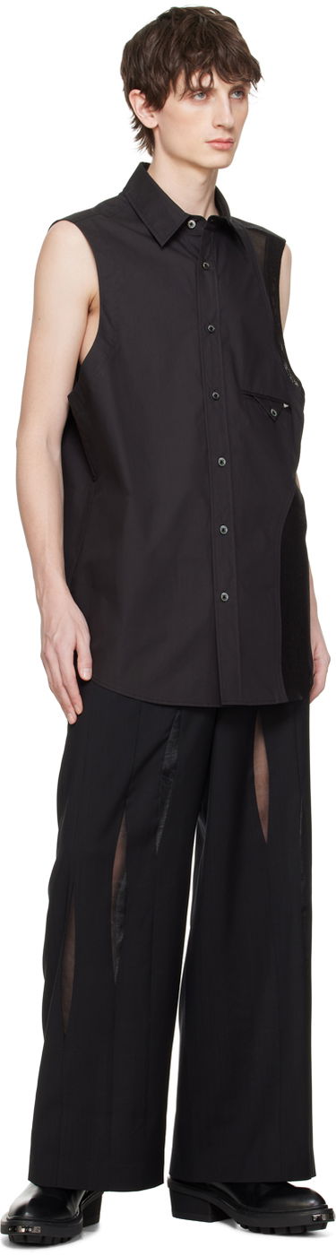 Košeľa Feng Chen Wang Feng Chen Wang Sleeveless Shirt Čierna | FUS17SR08, 3