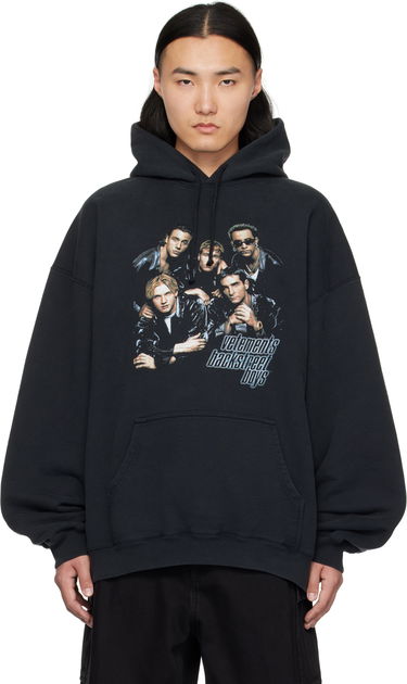 Mikina VETEMENTS Vetements Runway Backstreet Boys Oversized Hoodie Čierna | UA66HD700B, 0