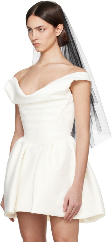 Šál Vivienne Westwood Short Veil Biela | 8108000I-C0034-, 3
