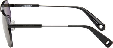 Slnečné okuliare Jacquemus Aviator Sunglasses Čierna | JAC67C2SUN, 2