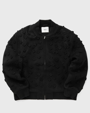 Bomber bunda Arte Antwerp Wool Bomber Jacket With Flower Embroidery Čierna | AW24-081J-BLACK, 0