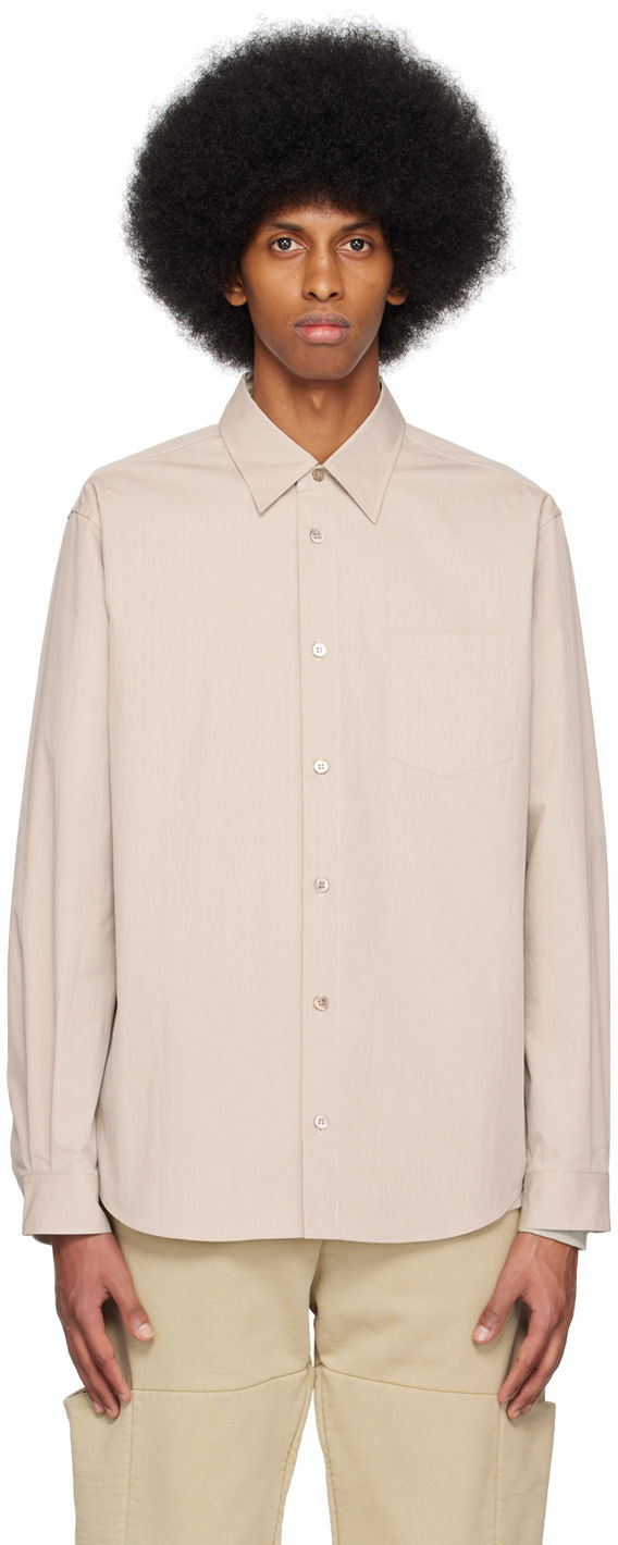 Košeľa John Elliott Casual Long Sleeve Shirt Béžová | E061F721074A, 0