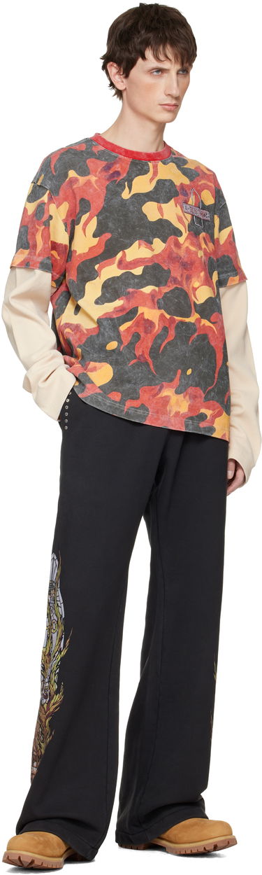 Tričko Who Decides War Who Decides War Flame Camo Double T-shirt Rôznofarebný | 1110260030FW25, 3