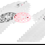 Checker Running Dog Graphic Tee, Size Large