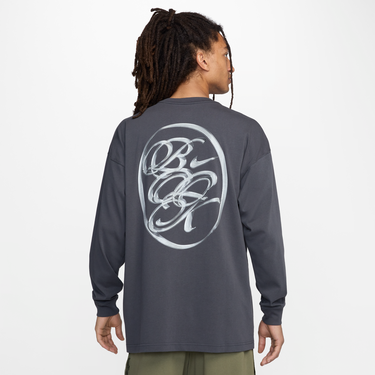 Tričko Nike Devin Booker Basketball Long Sleeve T-Shirt Šedá | HJ3344-060, 1