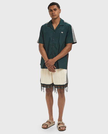Košeľa adidas Originals CLOT by Edison Chen Bowling Shirt Hnedá | JP3870, 3