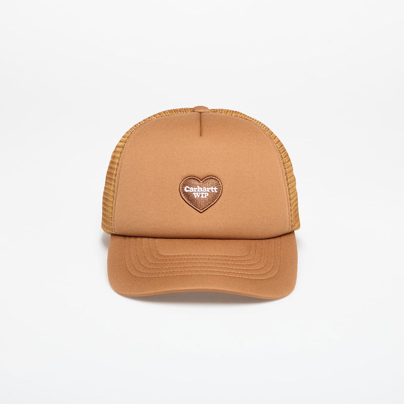 Šiltovka Carhartt WIP Carhartt WIP Heart Patch Trucker Cap Hnedá | I035250.HZXX