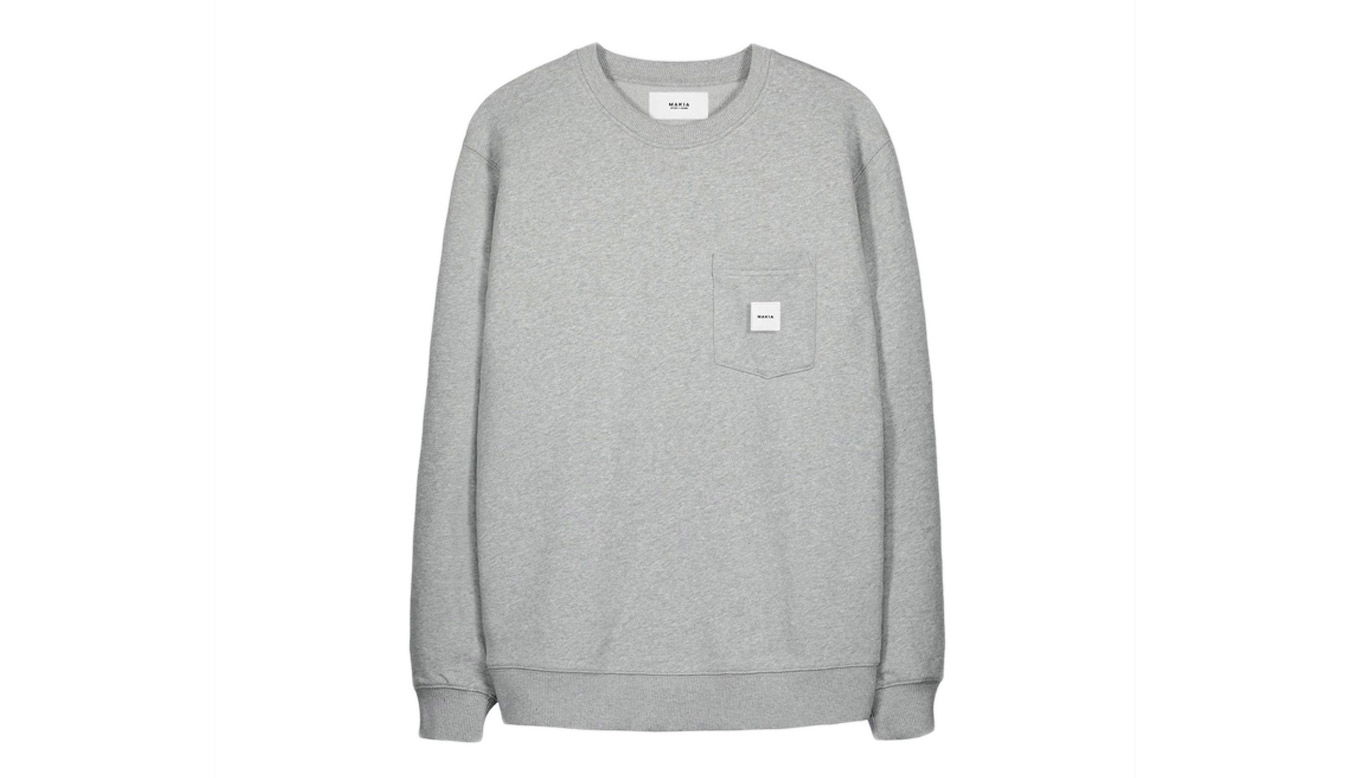 Mikina Makia Square Pocket Sweatshirt Šedá | M41073_923, 0