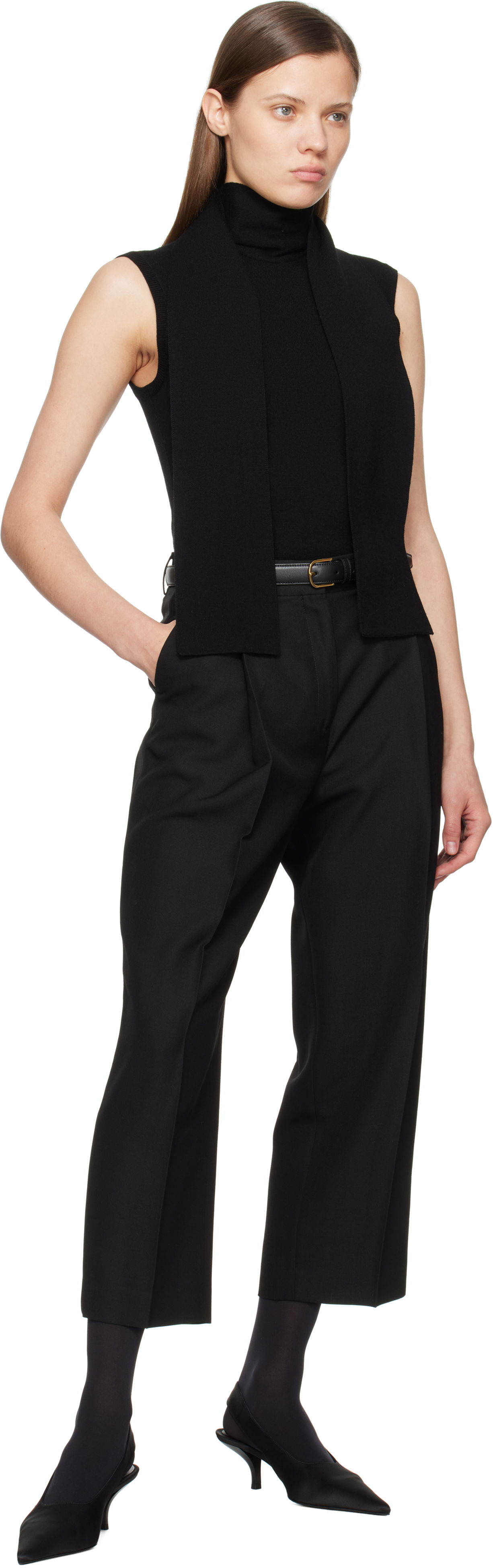 TOTEME Slim Trouser Leather Belt