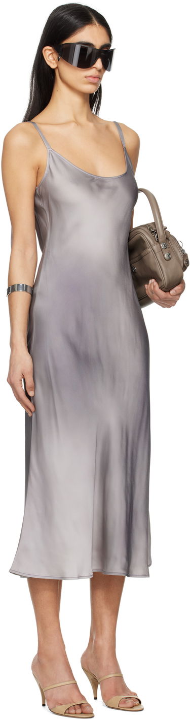 Šaty Acne Studios Acne Studios Strap Midi Dress Šedá | A20777-, 1