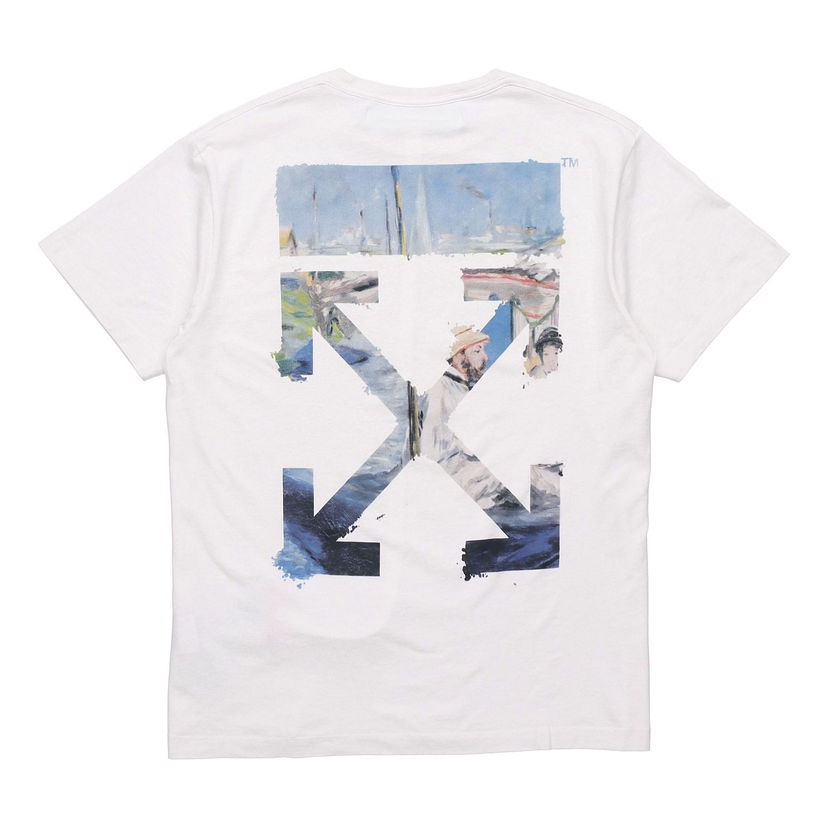 Tričko Off-White Arrows Oversized Short Sleeve T-Shirt Biela | OMAA038R191850120288
