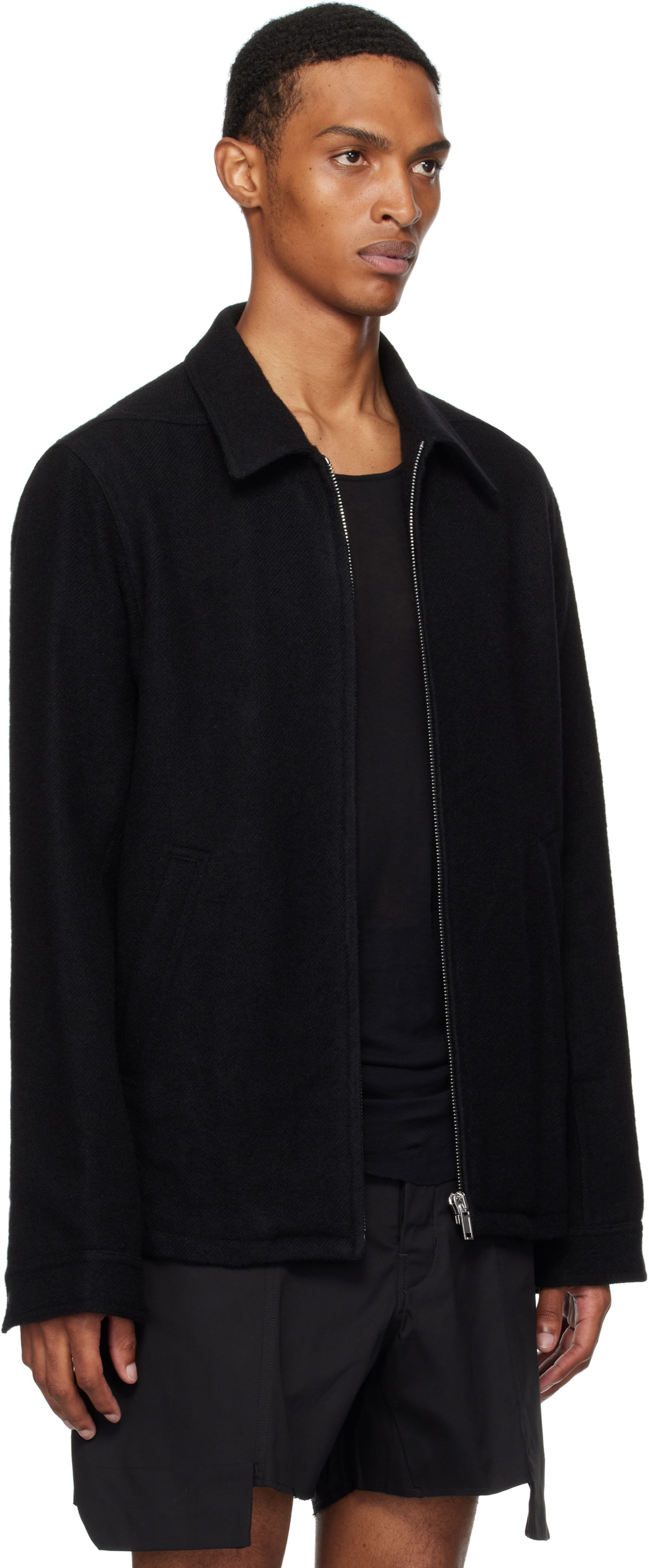 Bunda Rick Owens Rick Owens Concordians Brad Jacket Čierna | RU02E1764 WBD, 1