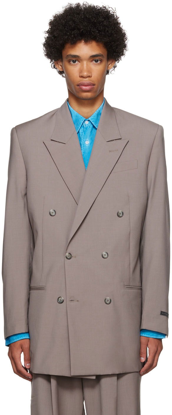 Kabáty Eytys Double-Breasted Blazer Šedá | A032002, 0