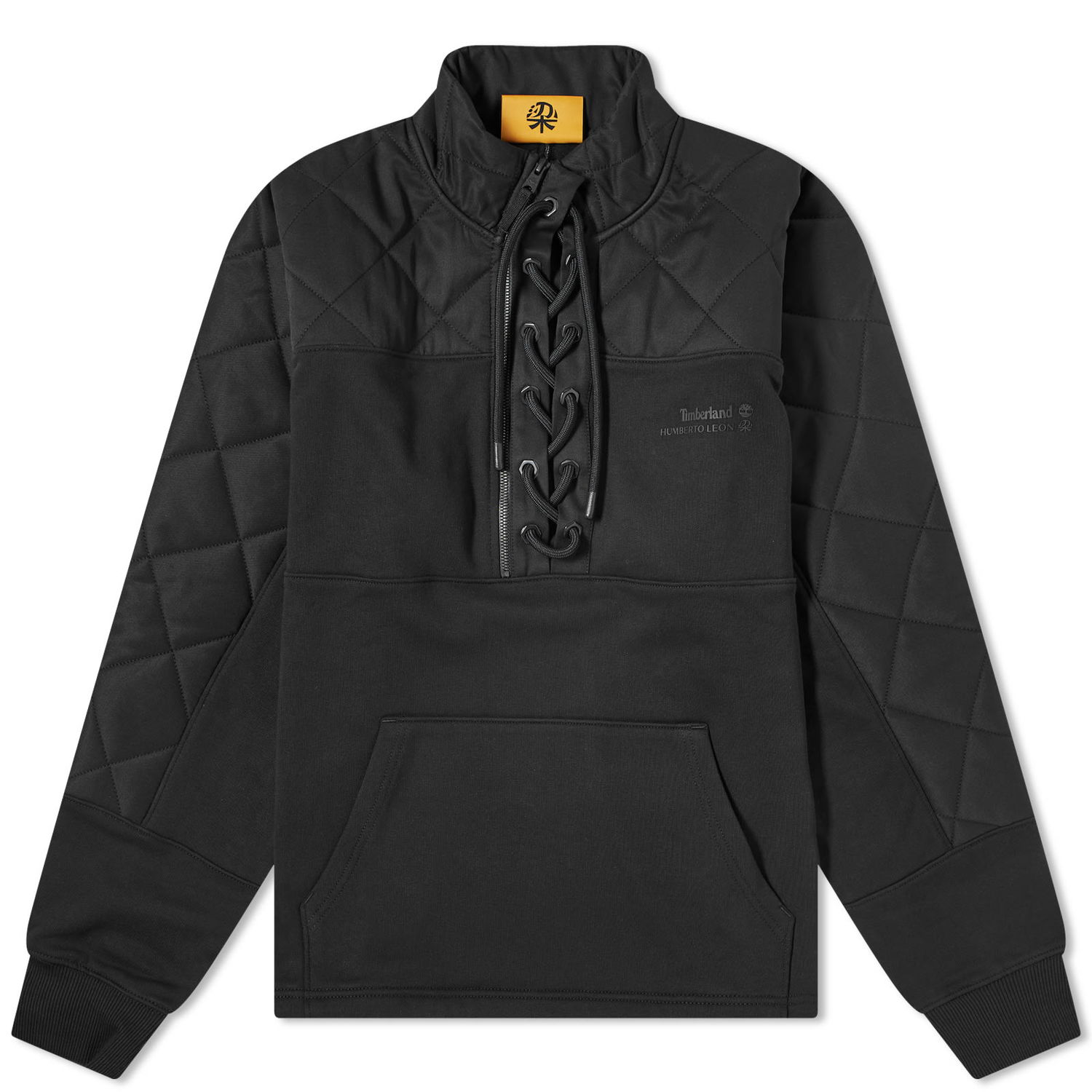 Mikina Timberland x Humberto Leon Funnel Neck Sweatshirt Čierna | A6PPH001, 0
