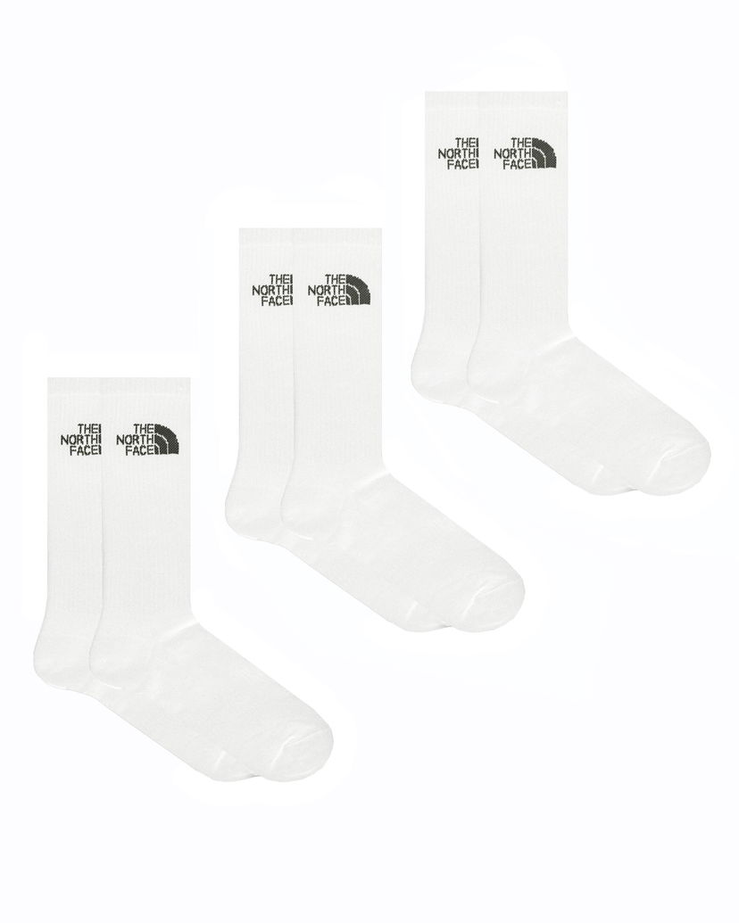 Ponožky The North Face Multi Sport Cush Crew Sock 3-Pack Biela | NF0A882HFN41