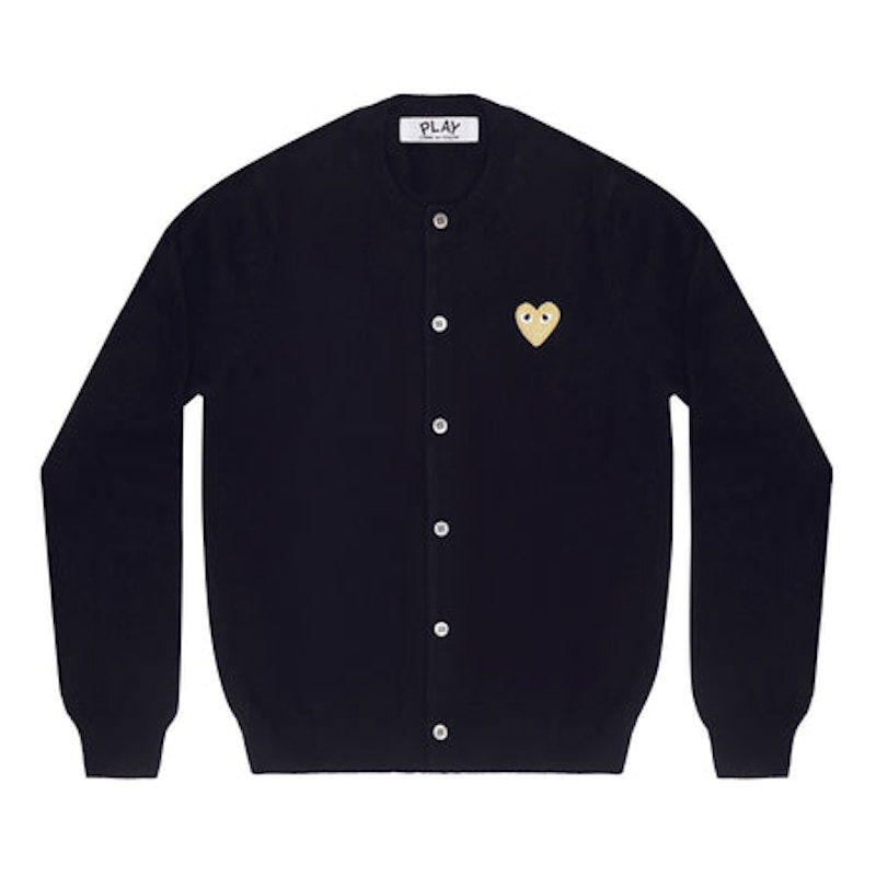 Sveter Comme des Garçons Play Gold Heart Cardigan Čierna | AZ-N049-051-2